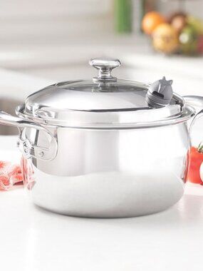 Vida Sana® 5-Ply Stainless Steel Cookware 6-Qt. Casserole 5866